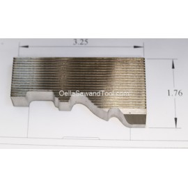 M2 corrugated back knives for  2-1/2"  historical casing